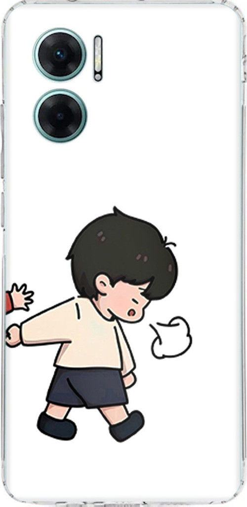 Redmi Note 11E Uyumlu Zorla Götürülen Sevgili - Çift Kombini Baskılı Silikon Kılıf