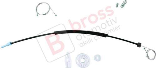 VW New Beetle Cabrio Convertible 2003-2010 1Y0898292 İçin Elektrikli Arka Sağ Cam Kriko Tamir Seti
