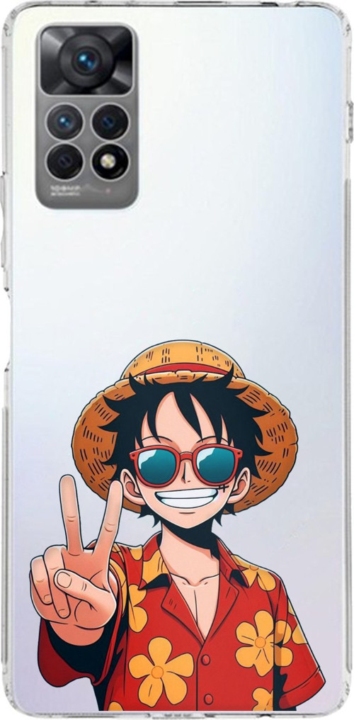 Redmi Note 12 PRO 4G Uyumlu Monkey D. Luffy Tasarımlı Baskılı Silikon Kılıf