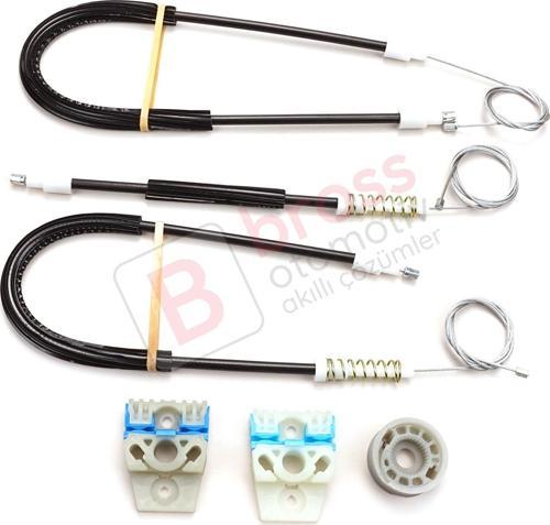 VW Passat B6 3C 3C2 3C5 2005-2011 4/5 Kapı 3C1837461 İçin Elektrikli Ön Sol Cam Kriko Tamir Seti