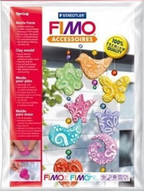 Fimo Clay Mould Şekillendirme Kalıbı SPRING