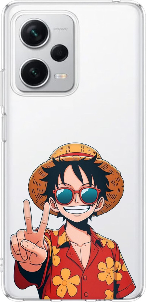 Redmi Note 12 PRO PLUS Uyumlu Monkey D. Luffy Tasarımlı Baskılı Silikon Kılıf