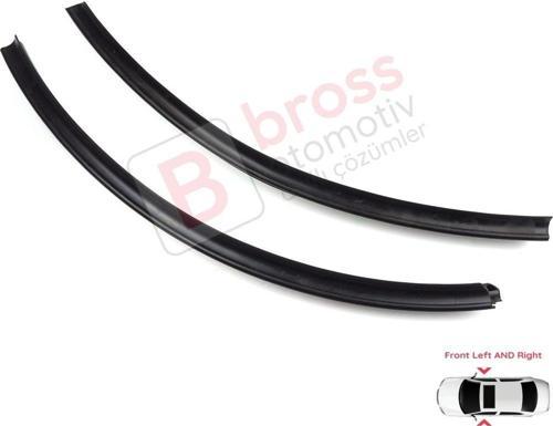 VW Transporter T5 T6 T6.1 Caravelle Multivan 7H0837565 7H0837566 İçin Ön Kapı Alt Fitili Seti
