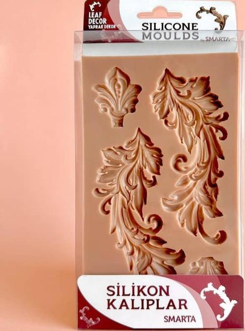 Silikon Kalıp Gül Dekor SK1013039