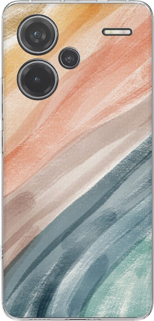 Redmi Note 13 PRO PLUS Uyumlu Modern Renk Paleti Baskılı Silikon Kılıf