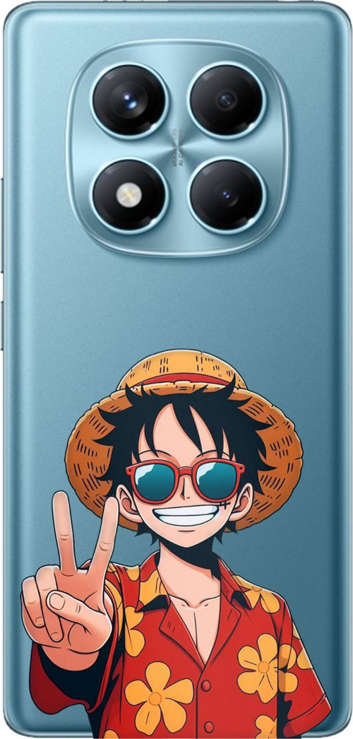 Redmi Note 14 PRO 4G Uyumlu Monkey D. Luffy Tasarımlı Baskılı Silikon Kılıf