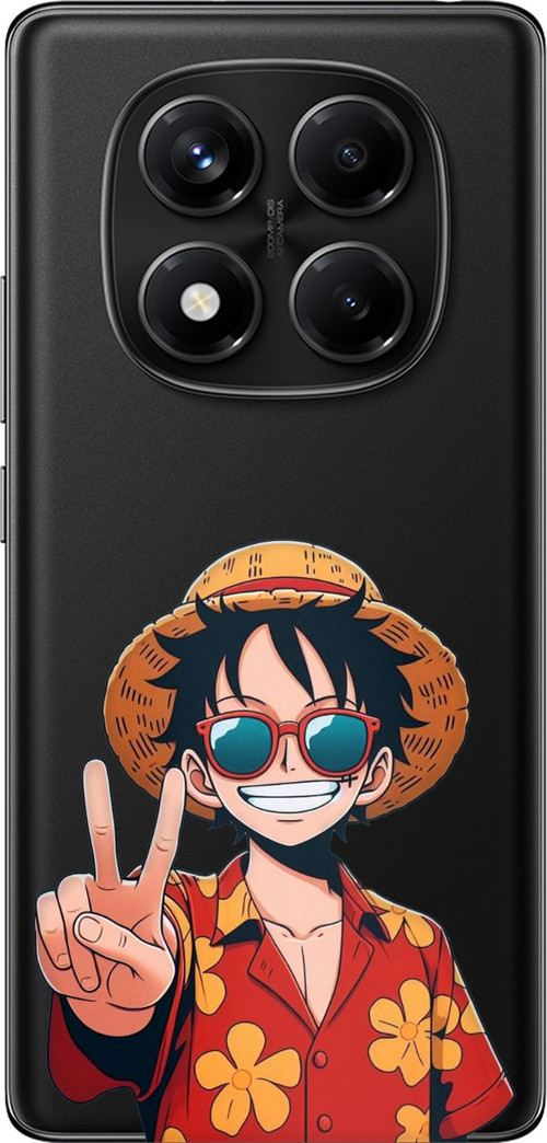 Redmi Note 14 PRO 5G Uyumlu Monkey D. Luffy Tasarımlı Baskılı Silikon Kılıf