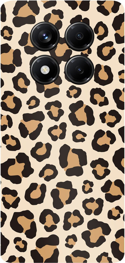 Redmi Note 14 PRO 5G Uyumlu Vahşi Zarafet Leopar Desenli Baskılı Silikon Kılıf