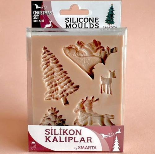 Silikon Kalıp Noel Seti SK1013065