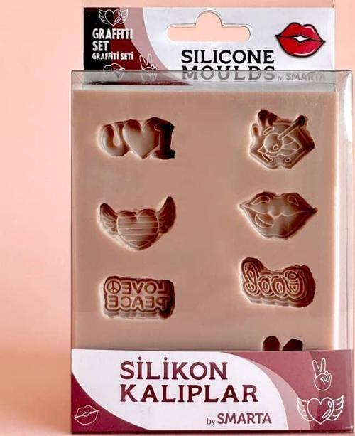 Silikon Kalıp Graffiti Seti SK1013066
