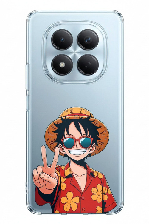 Redmi Note 15 PRO PLUS Uyumlu Monkey D. Luffy Tasarımlı Baskılı Silikon Kılıf