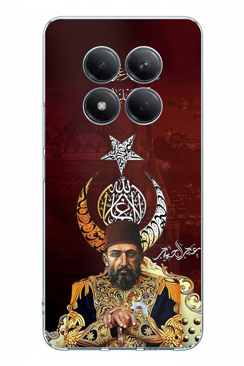 Redmi Note 15 PRO PLUS Uyumlu Abdülhamid Han Baskılı Silikon Kılıf