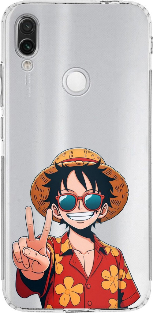 Redmi Note 7-7 PRO Uyumlu Monkey D. Luffy Tasarımlı Baskılı Silikon Kılıf