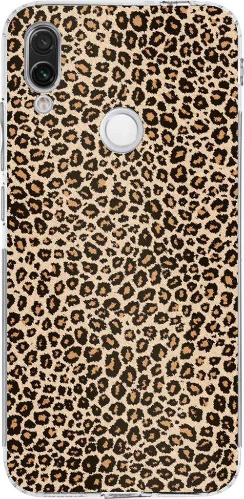 Redmi Note 7-7 PRO Uyumlu Leopar Tasarımlı Baskılı Silikon Kılıf