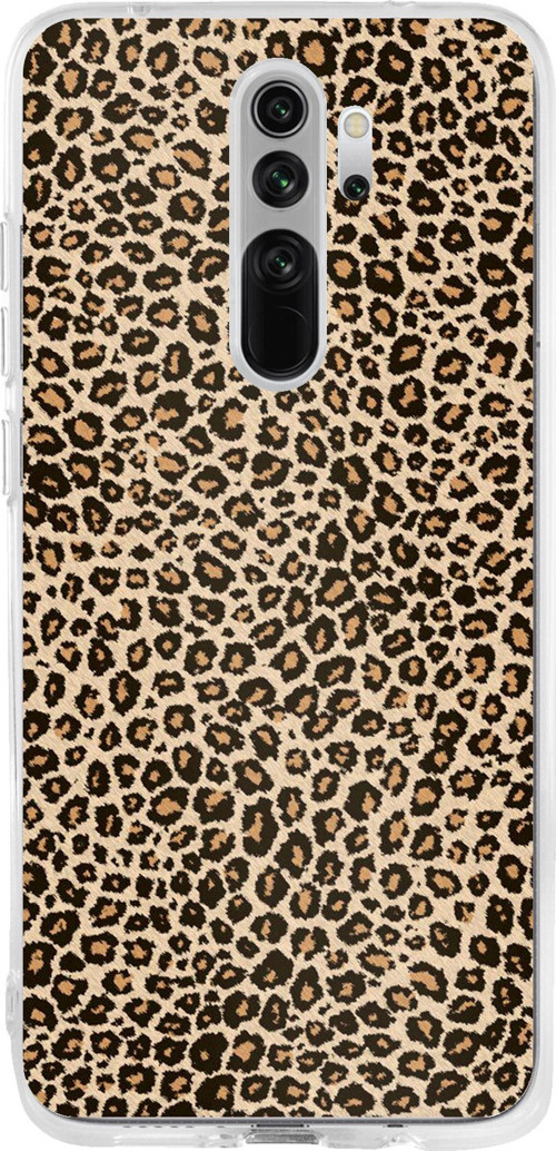 Redmi Note 8 Pro Uyumlu Leopar Tasarımlı Baskılı Silikon Kılıf