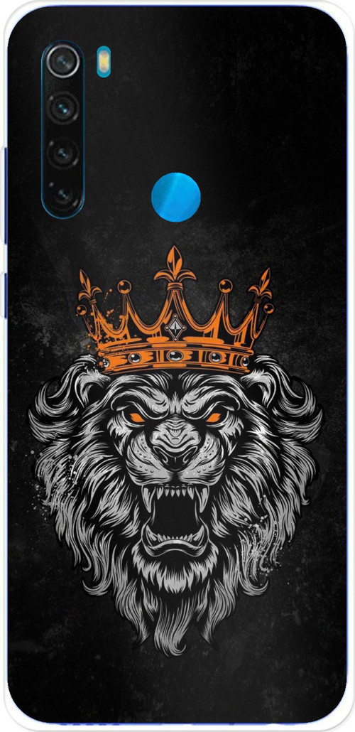 Redmi Note 8 Uyumlu Kurt Ruhu Baskılı Silikon Kılıf