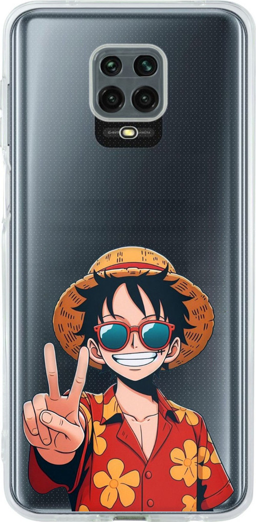 Redmi Note 9 PRO-9S Uyumlu Monkey D. Luffy Tasarımlı Baskılı Silikon Kılıf