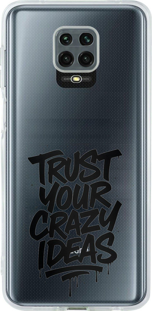 Redmi Note 9 PRO-9S Uyumlu Crazy Trust Baskılı Silikon Kılıf