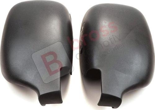 Renault Kangoo Nissan Kubistar 1997-2008 Peugeot 405 için Sağ Sol Yan Dış Ayna Kapağı 8200245171