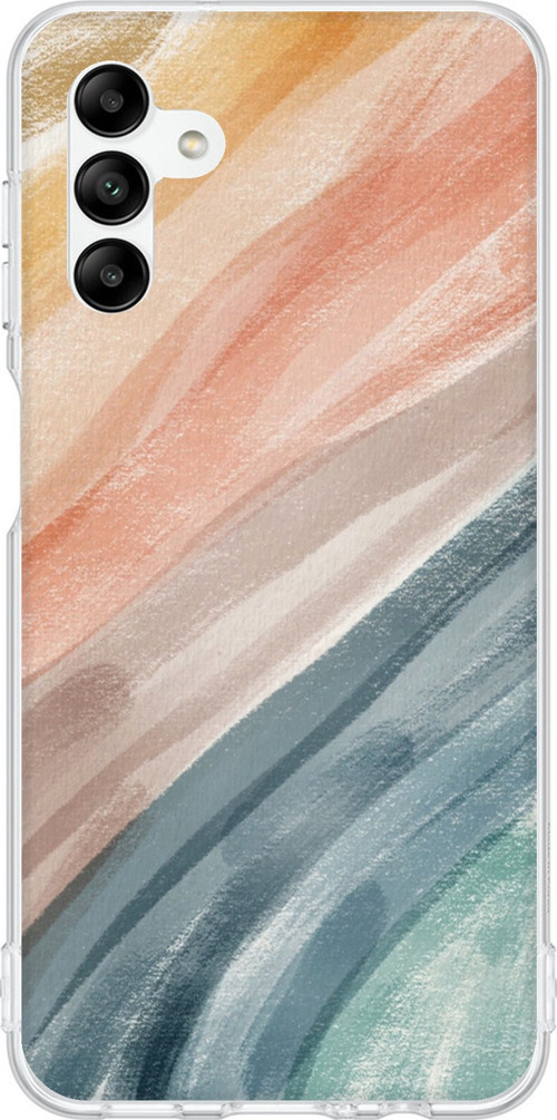 Samsung Galaxy A04s Uyumlu Modern Renk Paleti Baskılı Silikon Kılıf
