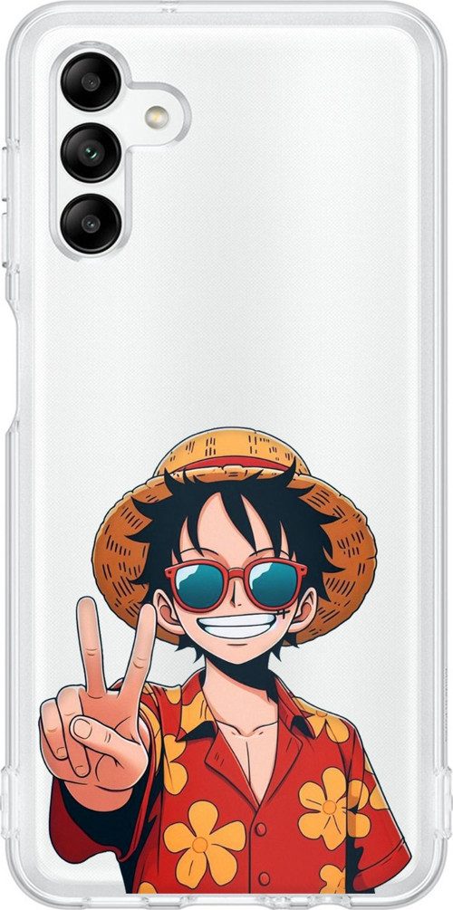 Samsung Galaxy A04s Uyumlu Monkey D. Luffy Tasarımlı Baskılı Silikon Kılıf