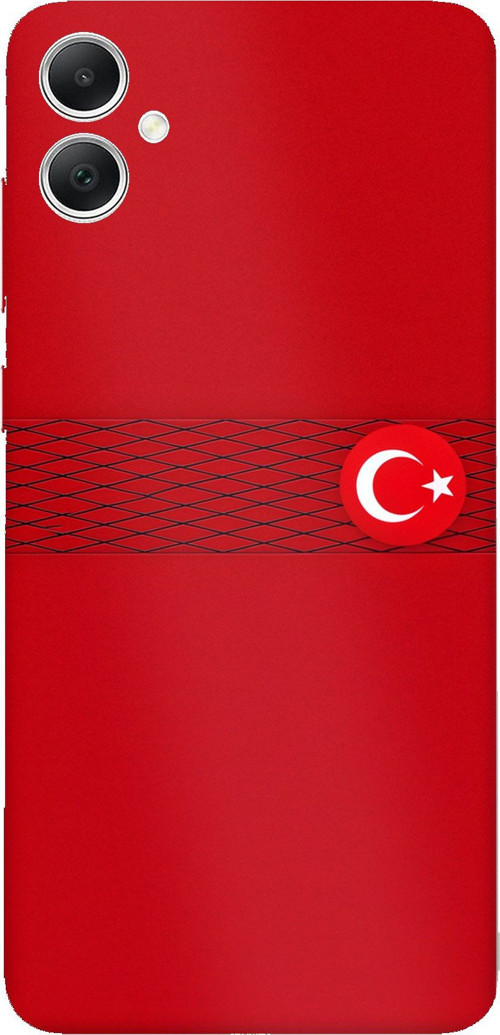 Samsung Galaxy A05 Uyumlu Türk Milli Takım Izgara Desenli Forma Baskılı Silikon Kılıf
