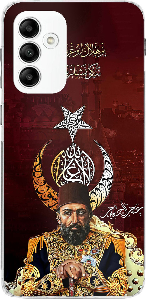 Samsung Galaxy A05s Uyumlu Abdülhamid Han Baskılı Silikon Kılıf