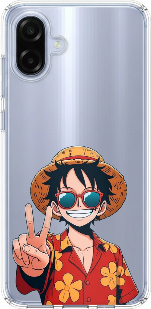 Samsung Galaxy A07 Uyumlu Monkey D. Luffy Tasarımlı Baskılı Silikon Kılıf