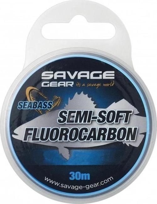 Semi-Soft %100 Fluorocarbon Levrek Olta Misinası 30m