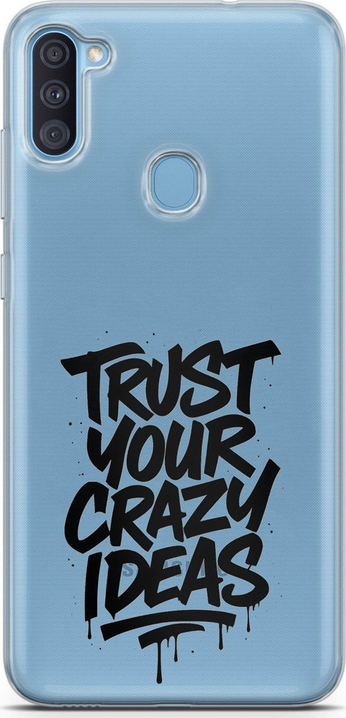 Samsung Galaxy A11-M11 Uyumlu Crazy Trust Baskılı Silikon Kılıf