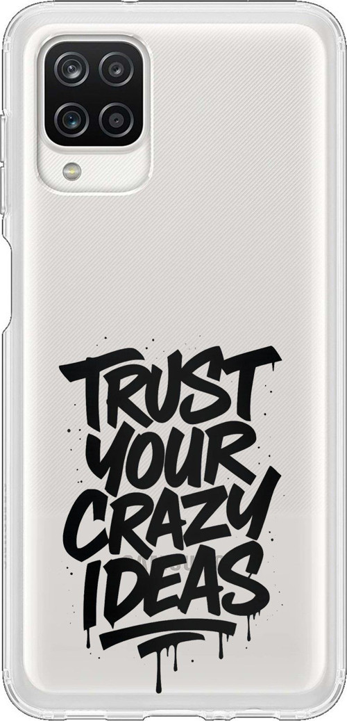 Samsung Galaxy A12-M12 Uyumlu Crazy Trust Baskılı Silikon Kılıf