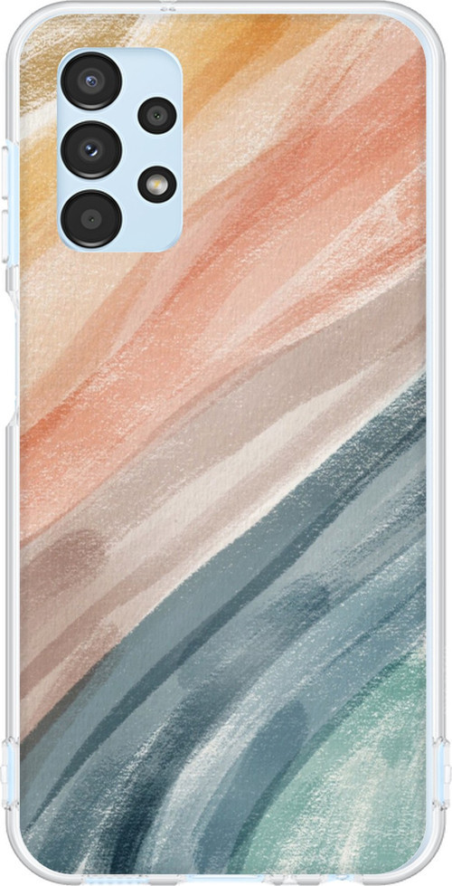 Samsung Galaxy A13 Uyumlu Modern Renk Paleti Baskılı Silikon Kılıf