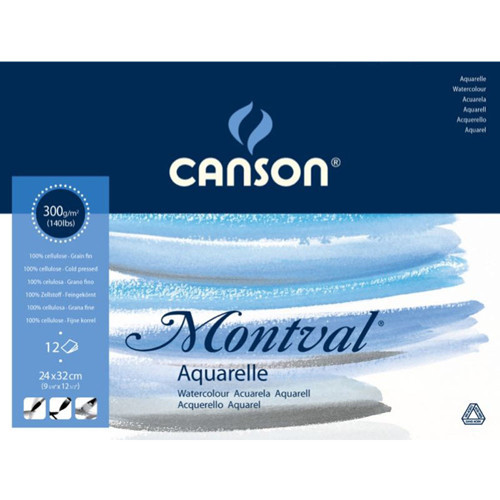 Montval Sulu Boya Blok Pad Canmontv 12 Syf 24x32 300 GR