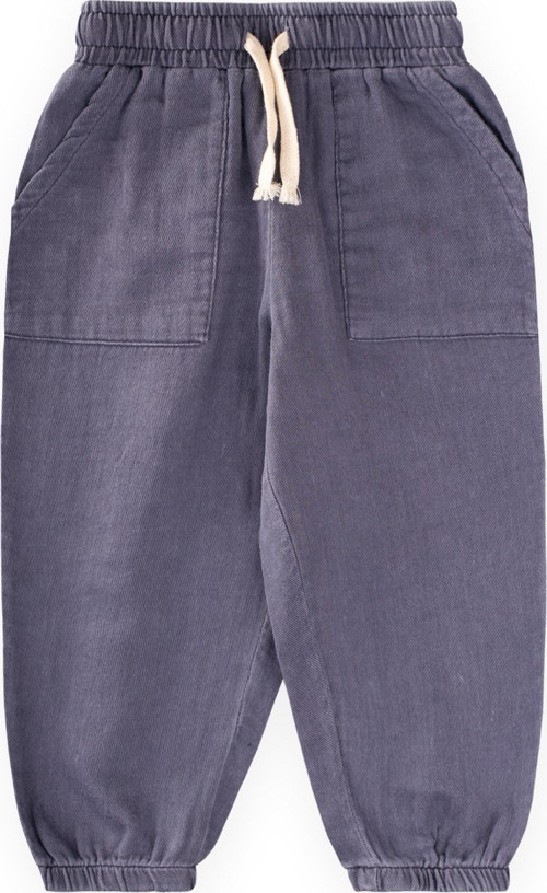 Müslin Gabardin Pantolon 2-8 Yaş Gri