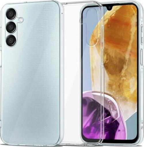 Samsung Galaxy M15 Kılıf Kamera Korumalı Silikon Şeffaf Kapak