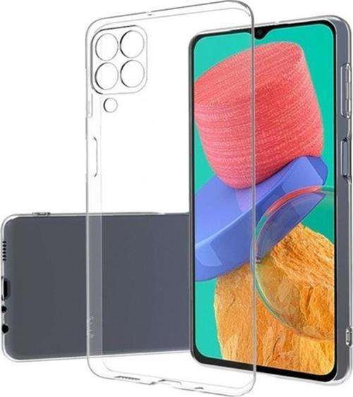 Samsung Galaxy M33 5G Kılıf Kamera Korumalı Silikon Şeffaf Kapak