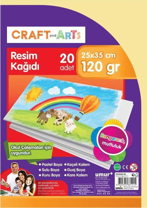 Resim Kağıt 20 Li 35x50
