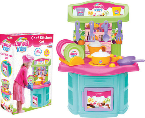 Dede Oyuncak Candy & Ken Şef Mutfak Seti 01505