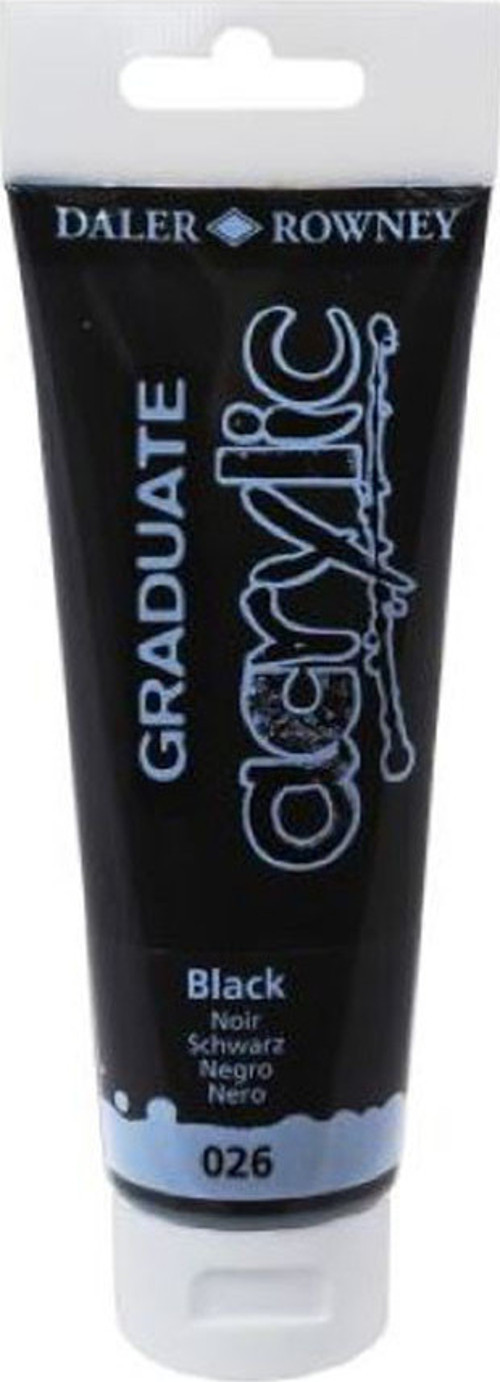 Graduate Akrilik Boya Graduate Acrylic 120ml Black 123120026