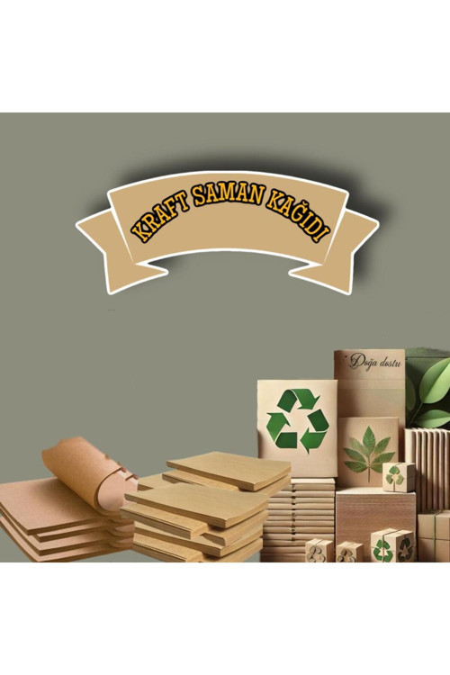 A4 Kraft Saman Kağıdı Paketleme Hobi Etiket Kağıdı 170 gram 5 Adet (0,05KG)