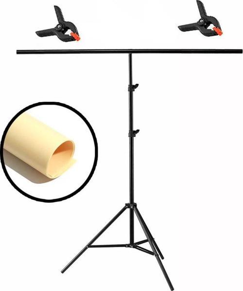 Seyyar PVC Fon Perde Açık Turuncu - Orange 120cm x 200cm
