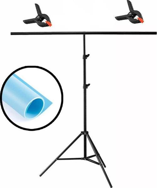 Seyyar PVC Fon Perde Mavi - Blue 120cm x 200cm