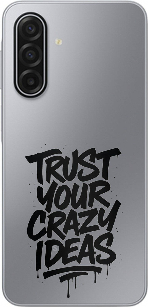 Samsung Galaxy A17 Uyumlu Crazy Trust Baskılı Silikon Kılıf