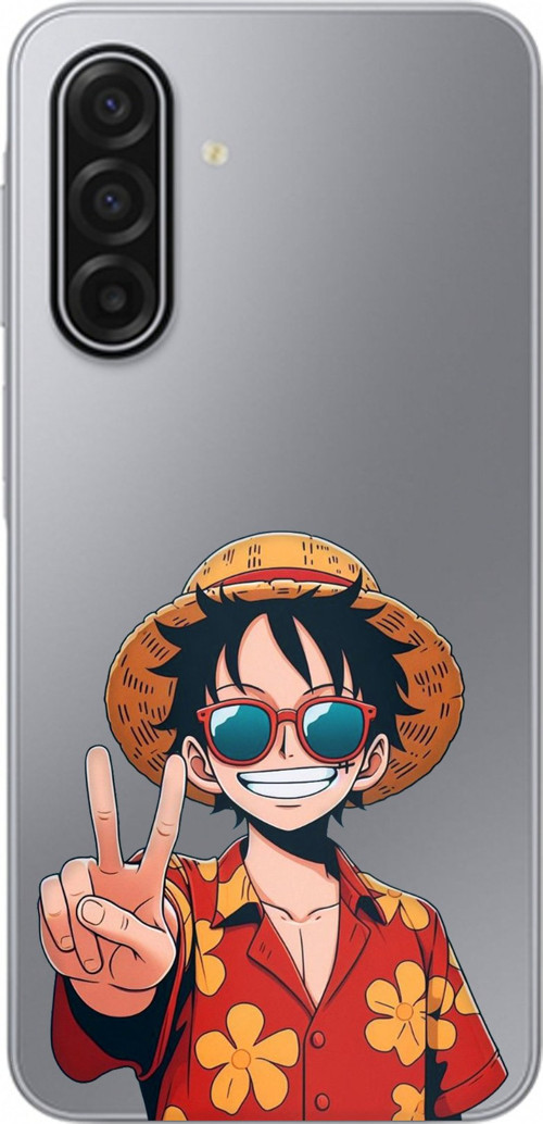 Samsung Galaxy A17 Uyumlu Monkey D. Luffy Tasarımlı Baskılı Silikon Kılıf