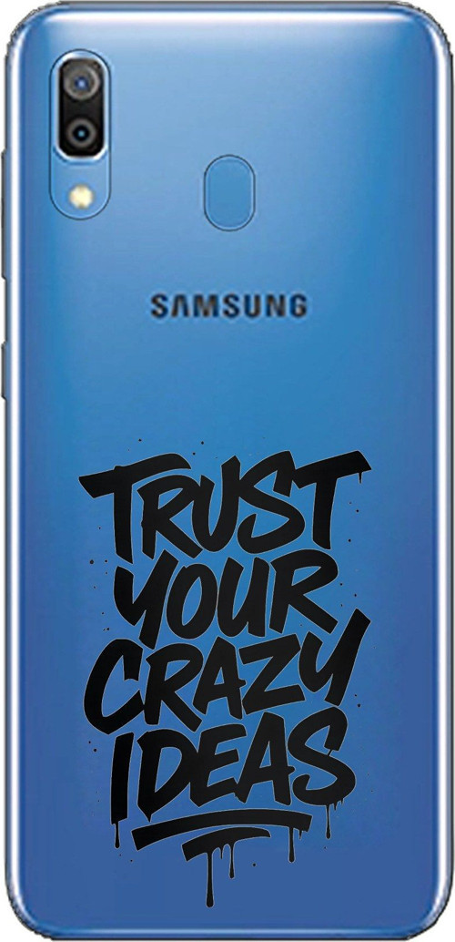 Samsung Galaxy A20-A30 Uyumlu Crazy Trust Baskılı Silikon Kılıf