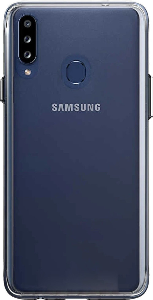 Samsung Galaxy A20S Uyumlu Şeffaf Silikon Kılıf