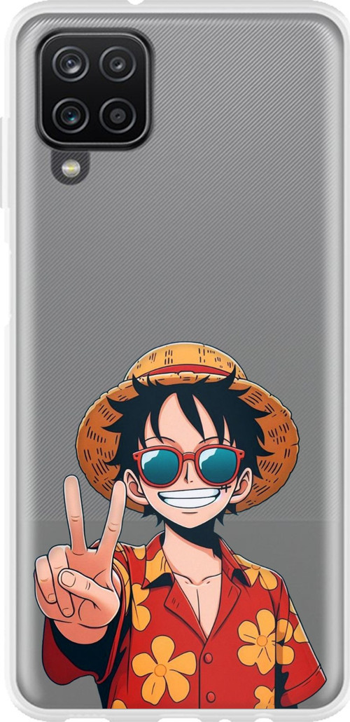 Samsung Galaxy A22-M22-M32 Uyumlu Monkey D. Luffy Tasarımlı Baskılı Silikon Kılıf