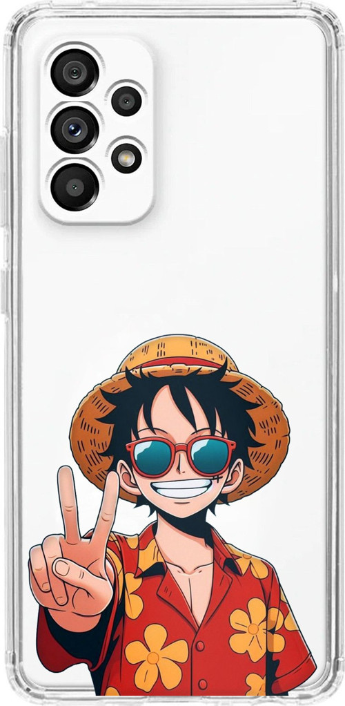 Samsung Galaxy A23 Uyumlu Monkey D. Luffy Tasarımlı Baskılı Silikon Kılıf