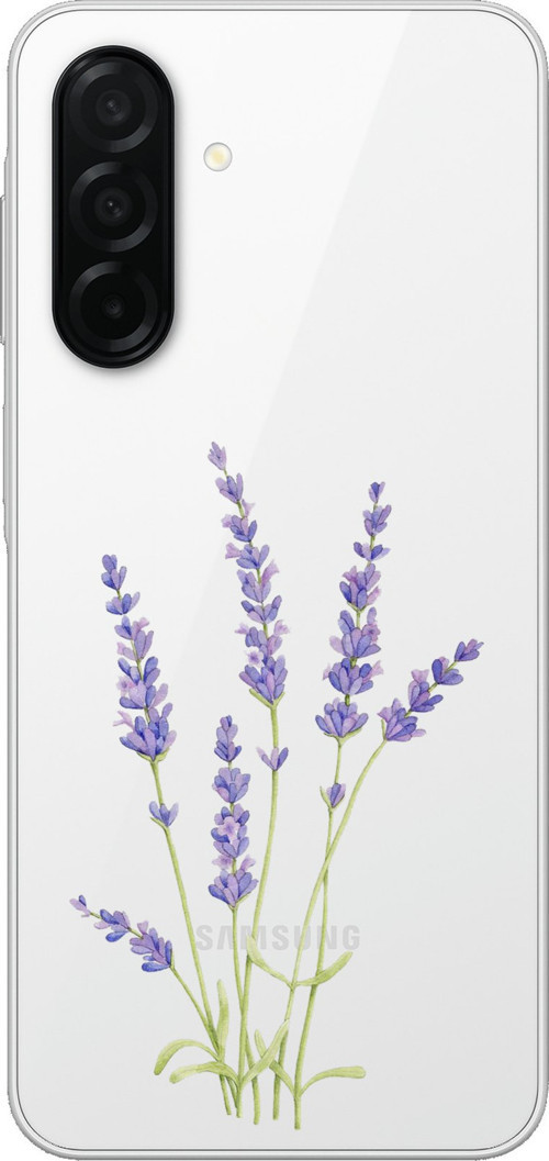 Samsung Galaxy A26 Uyumlu Lavanta Çiçek Tasarımlı Baskılı Silikon Kılıf