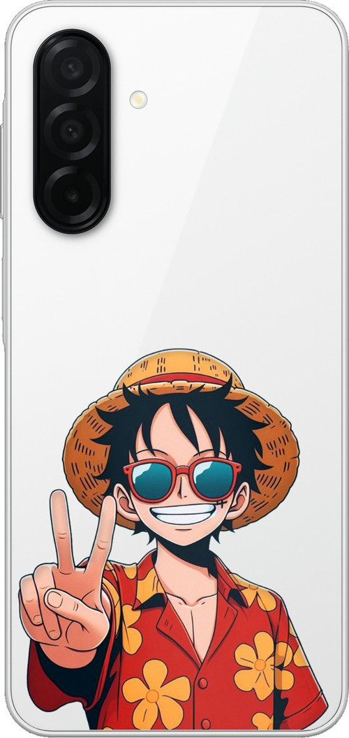 Samsung Galaxy A26 Uyumlu Monkey D. Luffy Tasarımlı Baskılı Silikon Kılıf